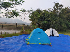Camping Tents with Kayaking on a Secluded Location at Kolad
